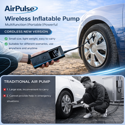 The AirPulse™ Portable Tire inflator