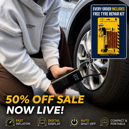The AirPulse™ Portable Tyre inflator