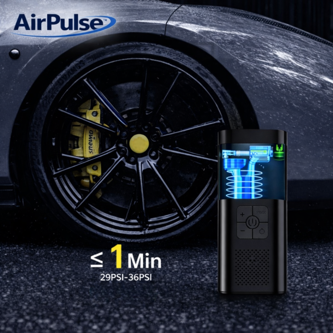 The AirPulse™ Portable Tyre inflator
